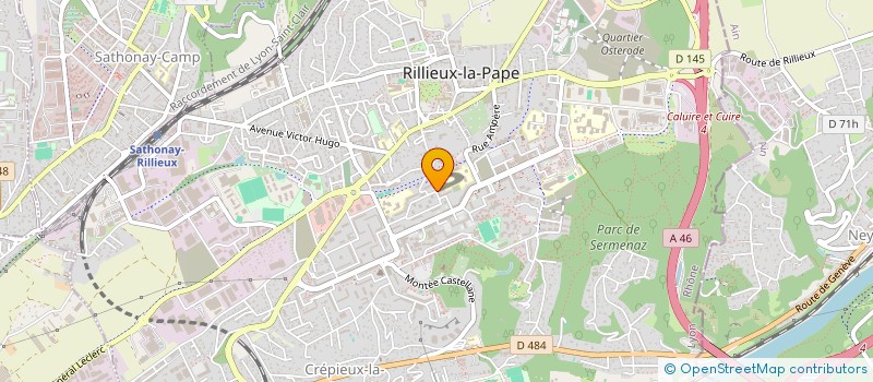 localisation de l'entreprise GRATANIA SECURITE INCENDIE PREVENTION ET SERVICES  RILLIEUX-LA-PAPE