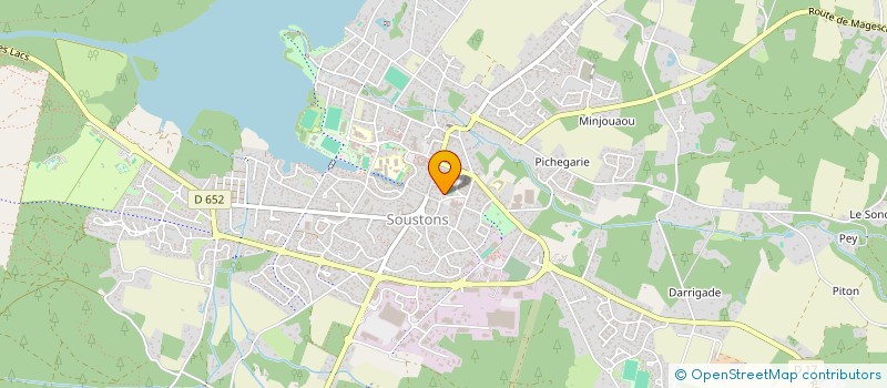 localisation de l'entreprise GRATIANETTE / BERGEROT  SOUSTONS