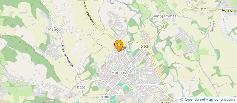 localisation de l'entreprise GRATIANNE DAUBRY PATRIMOINE  MORLAAS