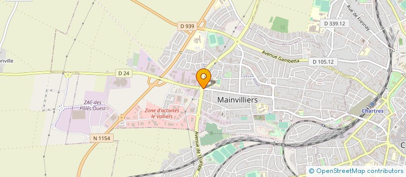 localisation de l'entreprise GRATIAS-PROPULSE à MAINVILLIERS