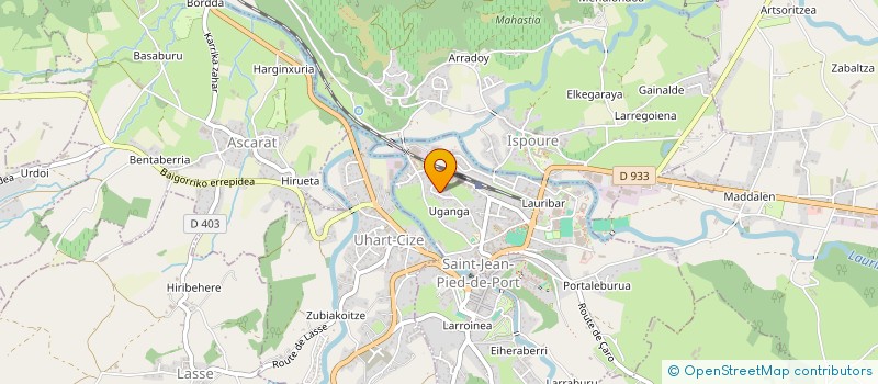 localisation de l'entreprise GRATIEN ETCHEGOYEN ET FILS  ESTERENCUBY