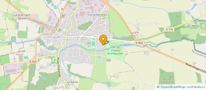 localisation de l'entreprise GRATIEN IMMO  CANDE