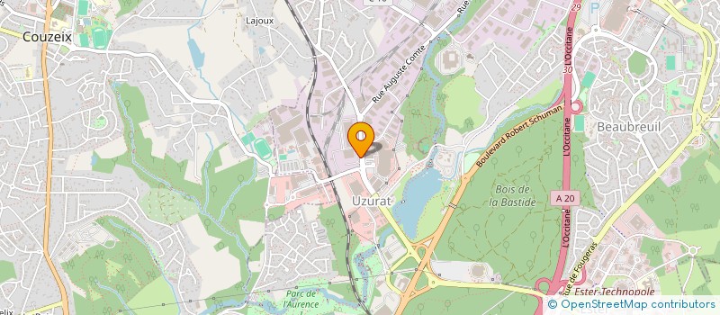 localisation de l'entreprise GRATIEN MAGEROY à LIMOGES