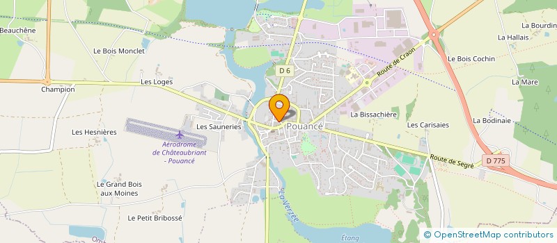 localisation de l'entreprise GRATIEN-PASSELANDE à OMBREE D'ANJOU