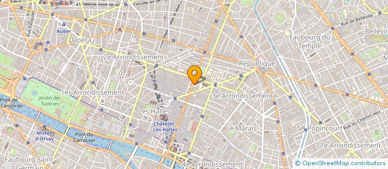 localisation de l'entreprise GRATITUDE à PARIS