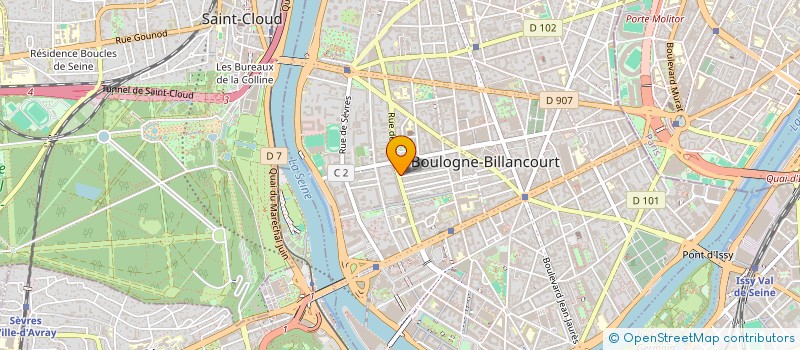 localisation de l'entreprise GRATITUDE à BOULOGNE-BILLANCOURT