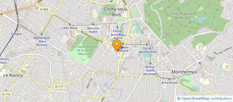 localisation de l'entreprise GRATTE-CIEL-ETANCHE à CLICHY-SOUS-BOIS