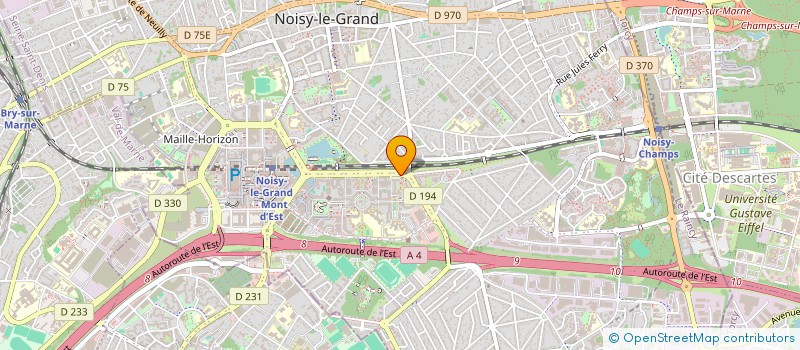localisation de l'entreprise GRATTE CIEL SERVICE  NOISY-LE-GRAND