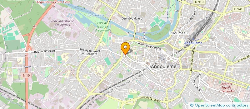 localisation de l'entreprise GRATTE ET GRIFFE à ANGOULEME