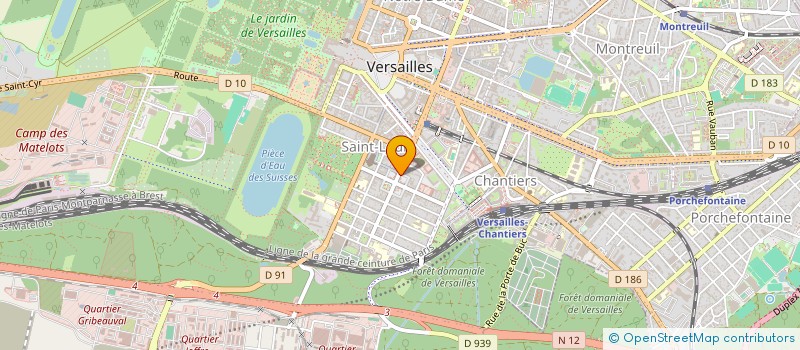 localisation de l'entreprise GRATTEAU PHILIPPE RENAULT DANIEL  VERSAILLES