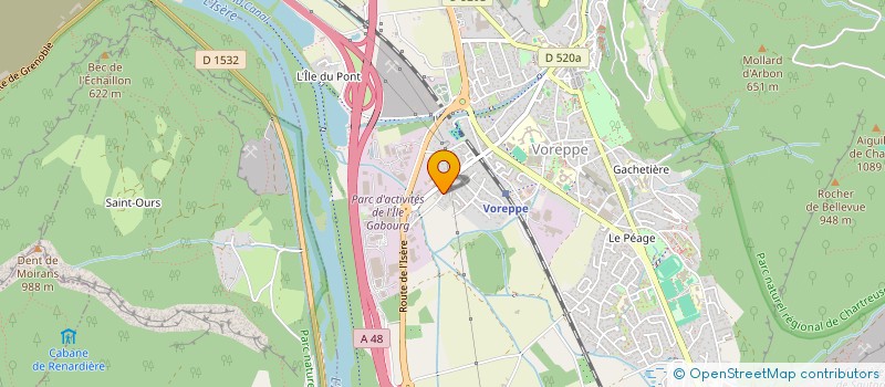 localisation de l'entreprise GRATTIER TRANSPORTS à VOREPPE