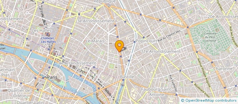 localisation de l'entreprise GRAU  PARIS