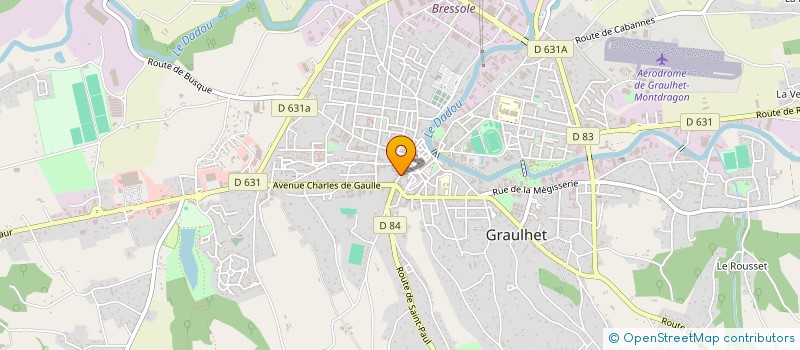 localisation de l'entreprise GRAULHET OPTIQUE à GRAULHET
