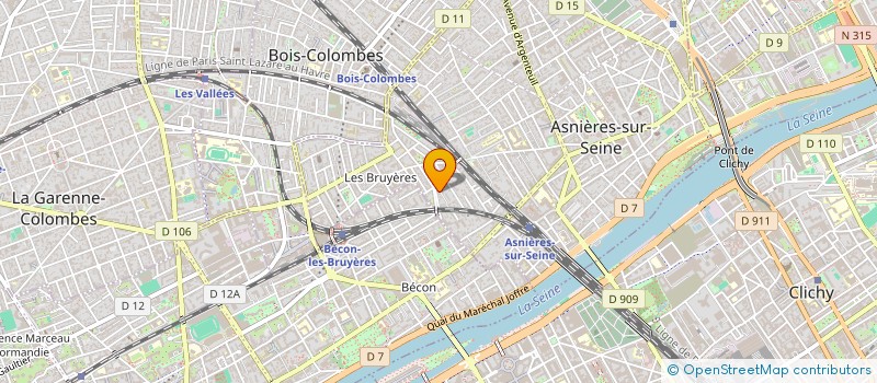 localisation de l'entreprise GRAUW  ASNIERES-SUR-SEINE