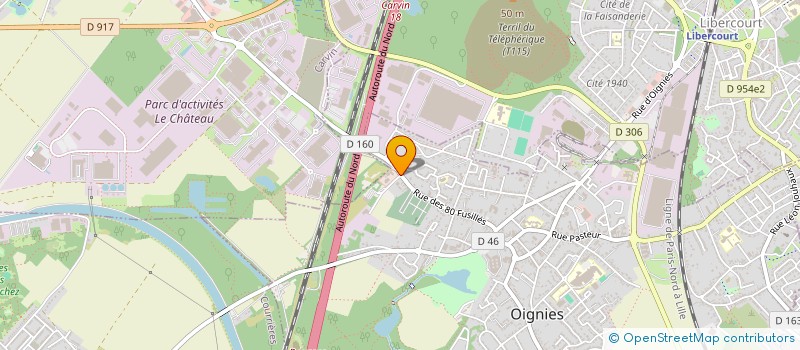localisation de l'entreprise GRAUWIN à OIGNIES
