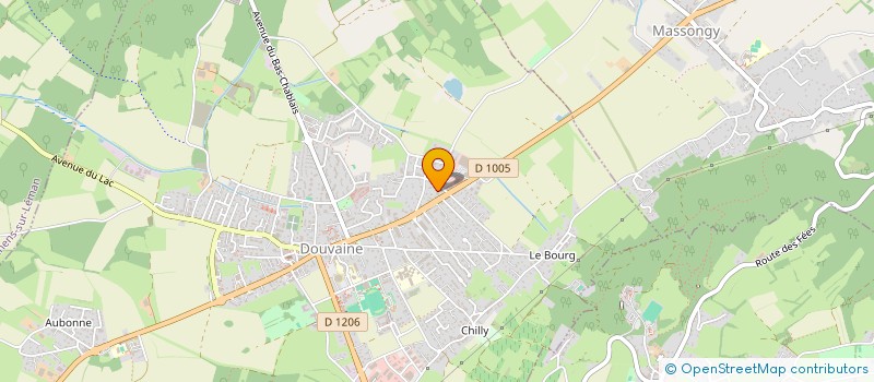 localisation de l'entreprise GRAUWIN  DOUVAINE