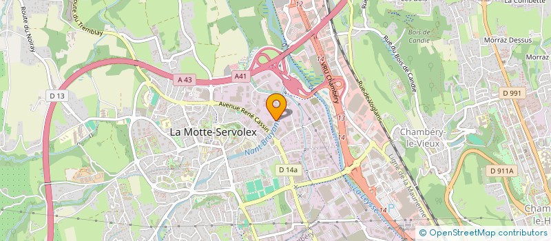 localisation de l'entreprise GRAV'ECO  LA MOTTE-SERVOLEX