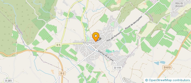 localisation de l'entreprise GRAVALON à SAINT-JEAN-DE-VEDAS