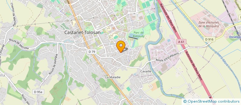 localisation de l'entreprise GRAVALT à CASTANET-TOLOSAN