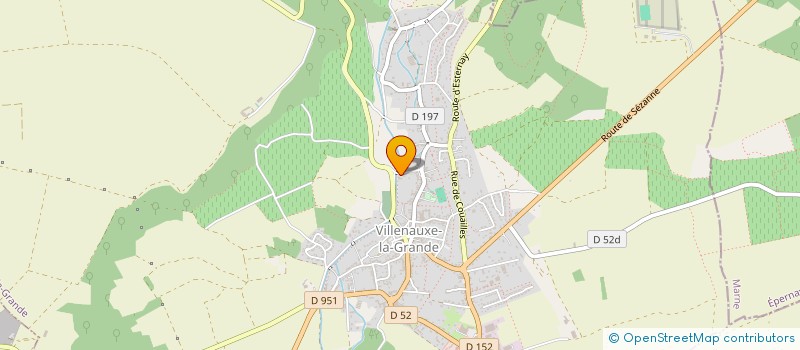 localisation de l'entreprise GRAVE FILS  VILLENAUXE-LA-GRANDE