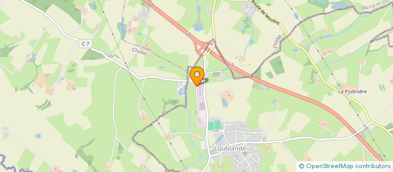 localisation de l'entreprise GRAVELEAU IMMO  MAULEON