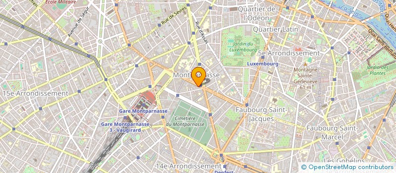 localisation de l'entreprise GRAVELIN                      MARCE  PARIS