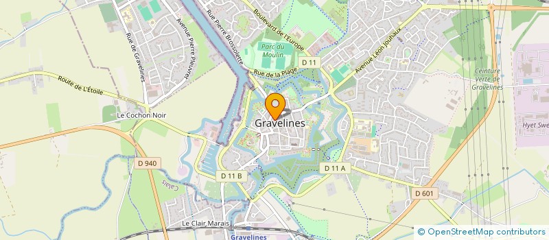 localisation de l'entreprise GRAVELINES BASKET ESLA à GRAVELINES