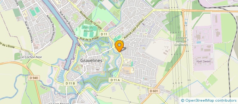 localisation de l'entreprise GRAVELINES NATATION à GRAVELINES