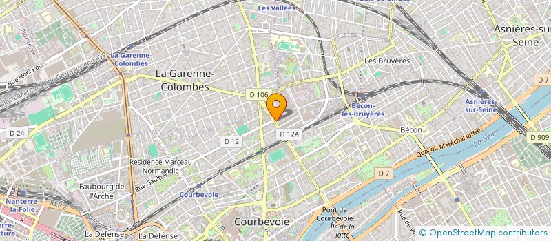 localisation de l'entreprise GRAVELINES NETWORK à COURBEVOIE