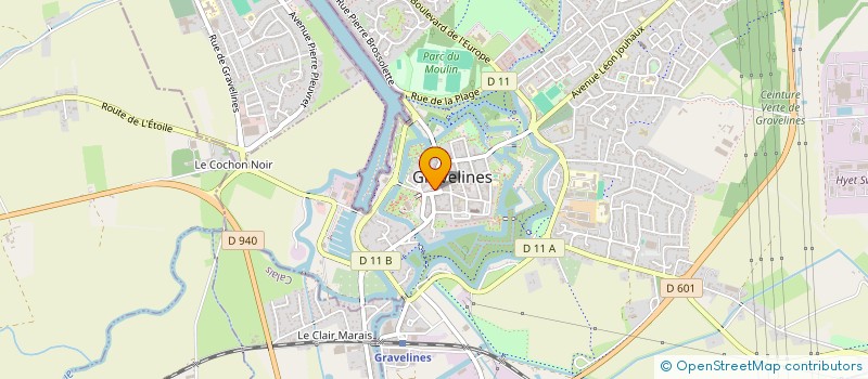 localisation de l'entreprise GRAVELINES PLAISANCE à GRAVELINES