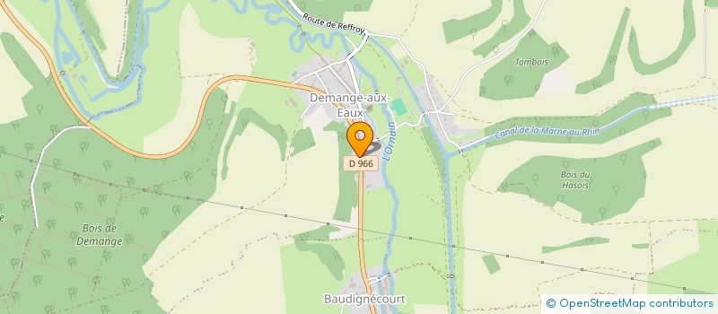 localisation de l'entreprise GRAVELING 55 à DAINVILLE-BERTHELEVILLE