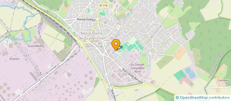 localisation de l'entreprise GRAVENCHON AQUAGYM CLUB  PORT-JEROME-SUR-SEINE