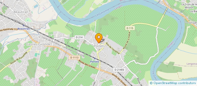 localisation de l'entreprise GRAVES RUNNERS 33  PORTETS