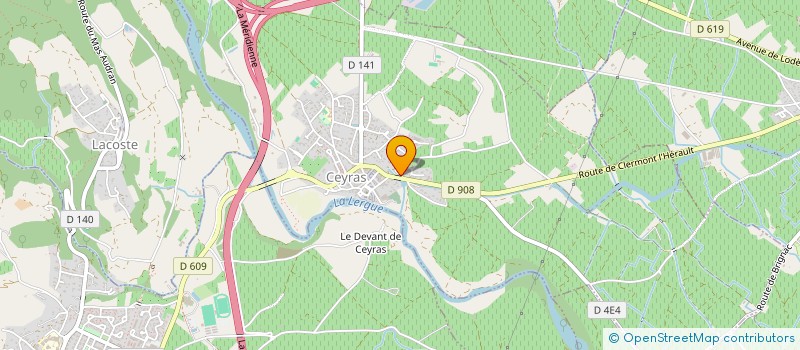 localisation de l'entreprise GRAVES USINAGE à CEYRAS