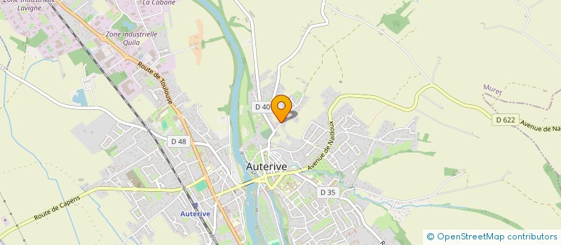 localisation de l'entreprise GRAVETTE à AUTERIVE
