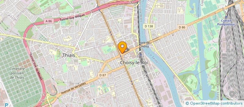 localisation de l'entreprise GRAVIA DISTRIBUTION à CHOISY-LE-ROI
