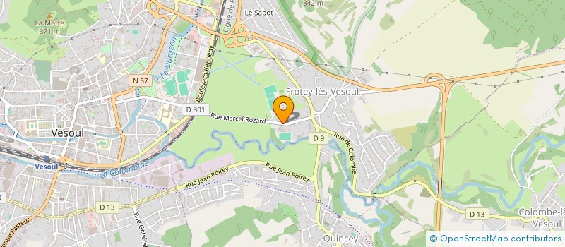 localisation de l'entreprise GRAVICARP'S  FROTEY-LES-VESOUL