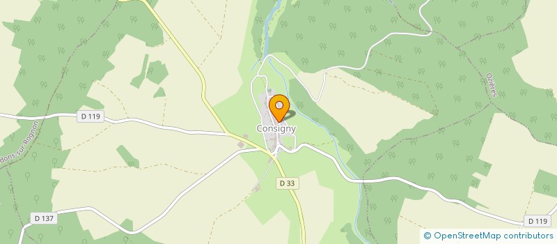 localisation de l'entreprise GRAVIER à FORCEY