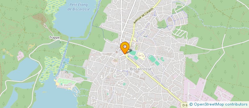 localisation de l'entreprise GRAVIER LME  BISCARROSSE