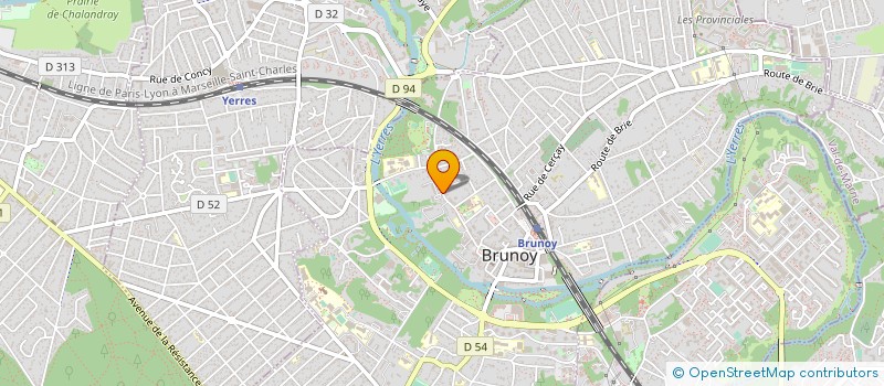 localisation de l'entreprise GRAVIER MARCE à BRUNOY