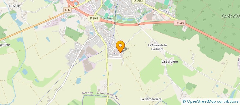 localisation de l'entreprise GRAVIER SECURITE INCENDIE  AIZENAY
