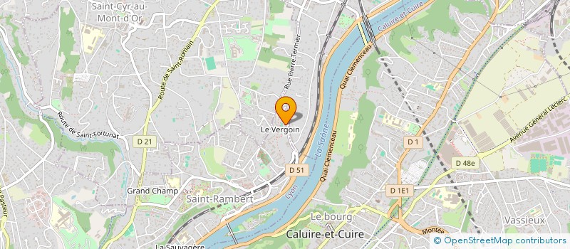 localisation de l'entreprise GRAVINA  LYON