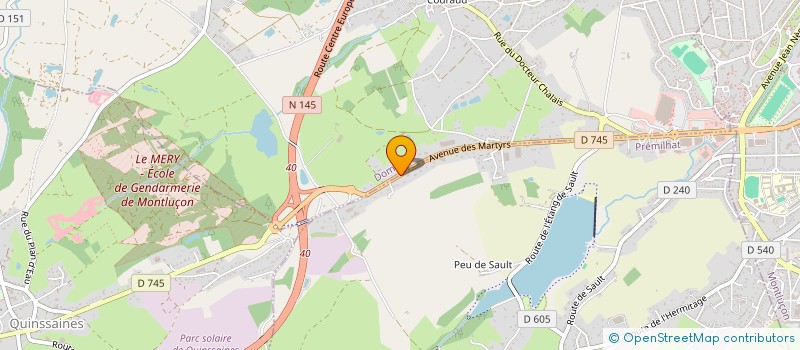 localisation de l'entreprise GRAVINESE MACONNERIE à PREMILHAT
