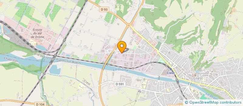 localisation de l'entreprise GRAVIR CONSEIL à CREST