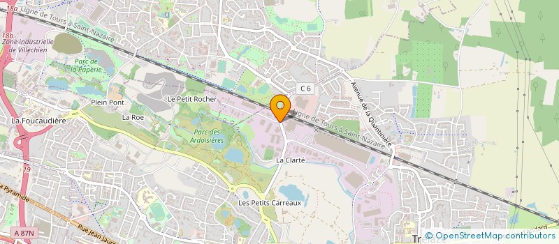 localisation de l'entreprise GRAVIS TRELAZE à TRELAZE