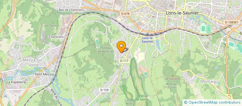 localisation de l'entreprise GRAVISOL  LONS-LE-SAUNIER