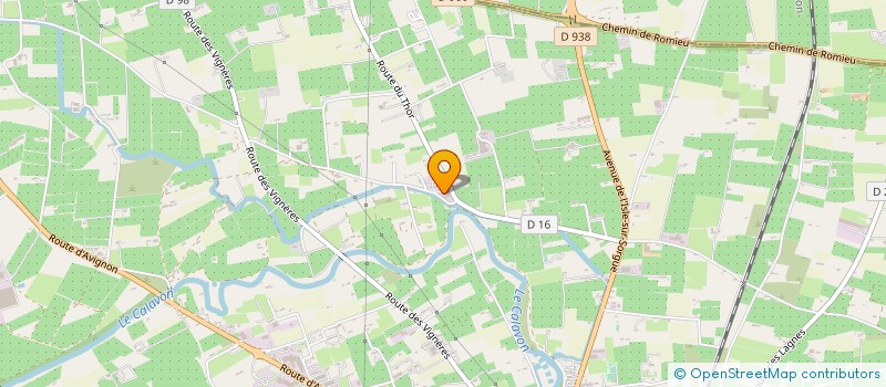 localisation de l'entreprise GRAVISUD  CAVAILLON