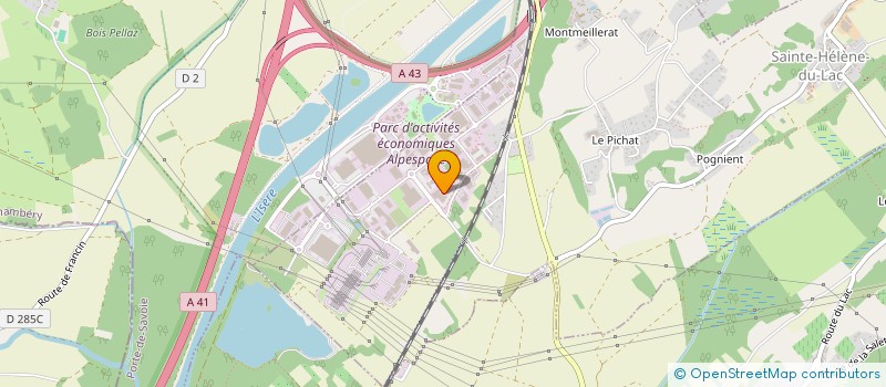 localisation de l'entreprise GRAVITE  SAINTE-HELENE-DU-LAC