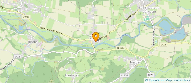 localisation de l'entreprise GRAVITEO  SAINT-LAURENT-DE-NESTE