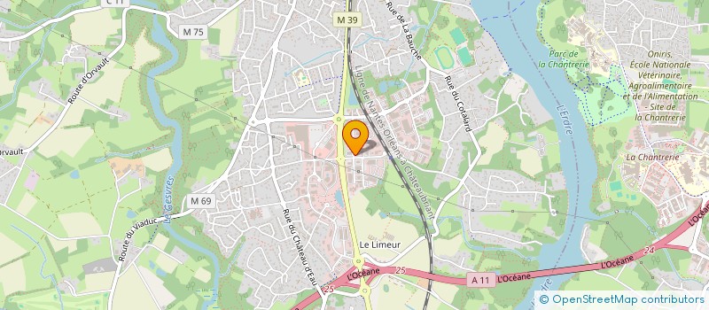 localisation de l'entreprise GRAVITEO SAS  LA CHAPELLE-SUR-ERDRE